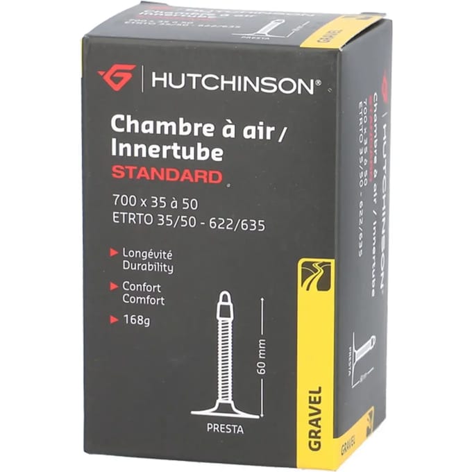 Presta ventiel binnenband Hutchinson Stantard Gravel