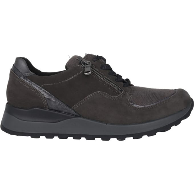 Waldläufer Hiroko - dames sneaker - Grijs - maat 37 (EU) 4 (UK)