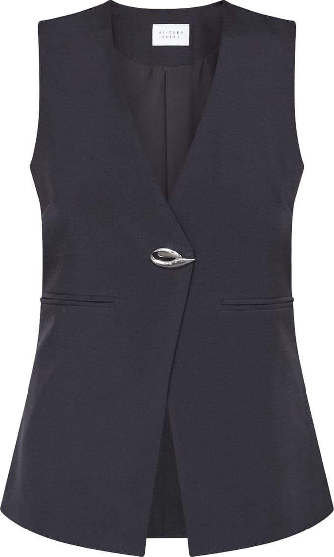 SISTERS POINT Viksa-ve - Dames Gilet - Black - Maat S