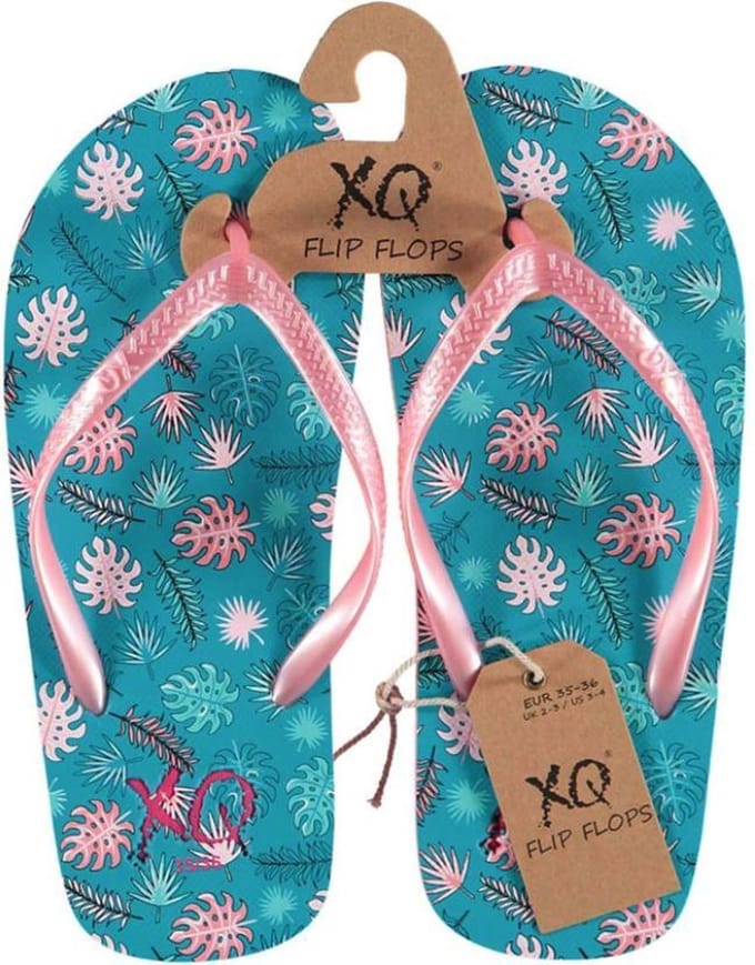 Meisjes slippers sunny leafs maat 29/30