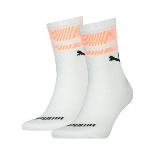 Puma Sokken Short Crew New Heritage 2-pack Wit / Oranje-43/46