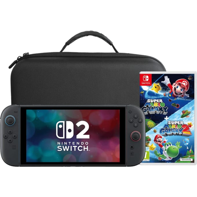 Nintendo Switch 2 + Super Mario Galaxy 1+2 + BlueBuilt Travelcase