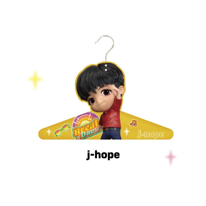 BTS (BangTan Boys)  TinyTAN Hanger_Premium 7 Character Full Set Package, Official, Original, Authentic, K-POP, idol gray