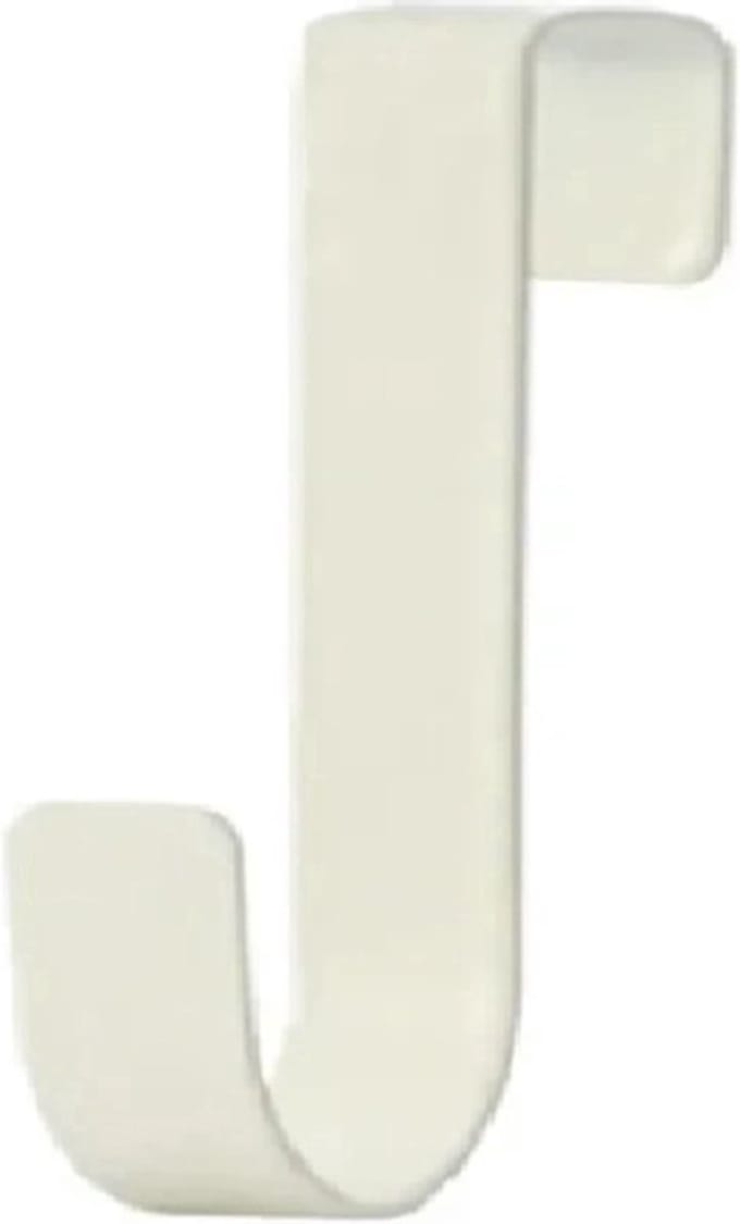 Jumada's - Multifunctionele deurhaken - Perfect voor deur - Kast - Handdoeken - Wit - 35mm (3.5cm) breed