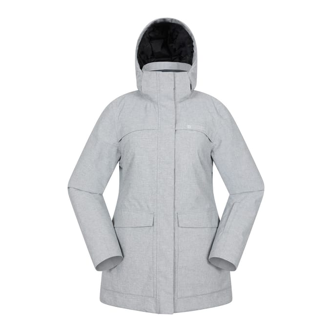Mountain Warehouse Dames Snowdrift Waterdichte Ski Jas (Lichtgrijs)