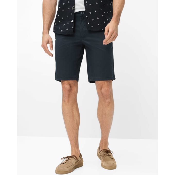 Brax Heren Bermuda  Style BALU NAVY, donkerblauw, maat 36
