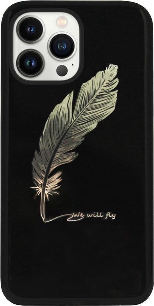 ADEL Siliconen Back Cover Softcase Hoesje Geschikt voor iPhone 13 Pro - Veer