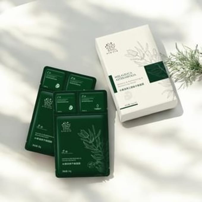 SHANCAOJI  - Tea Tree Oil-Control Clear 3-Step Mask Set (10pcs)