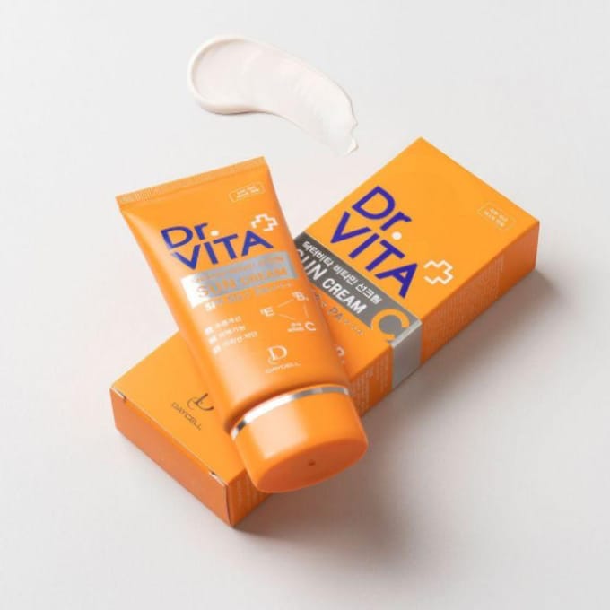 Dr.Vita Crème Solaire Vitamine SPF50+ PA+++ 50g orange