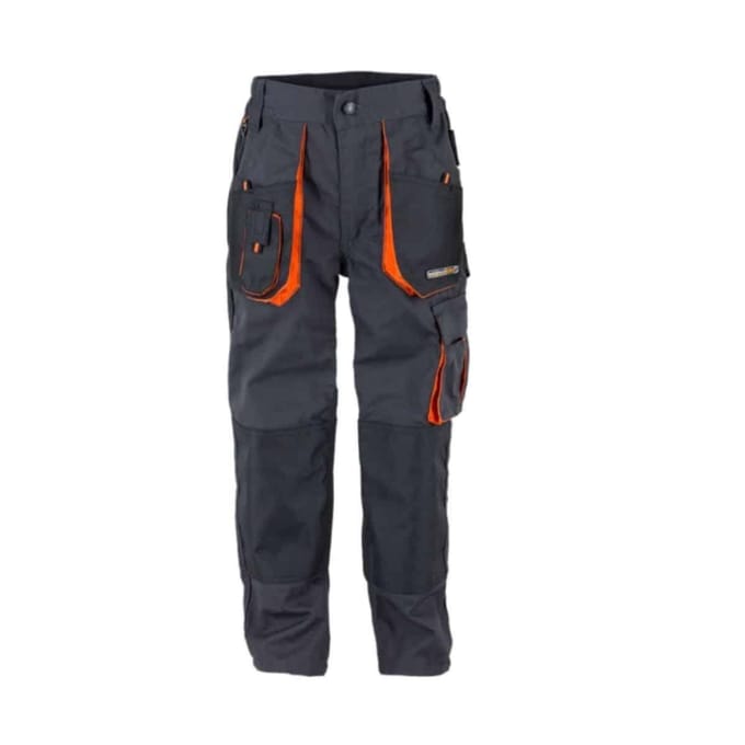 Terratrend Werkbroek 3230 Grijs/Oranje - grijs - 58