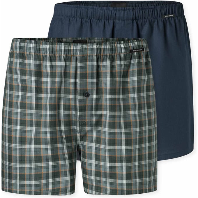 Schiesser Webware Woven Boxer Shorts