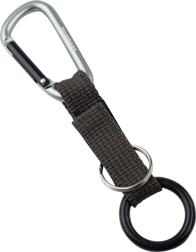 Munkees carabiner met flessendrager - Zwart
