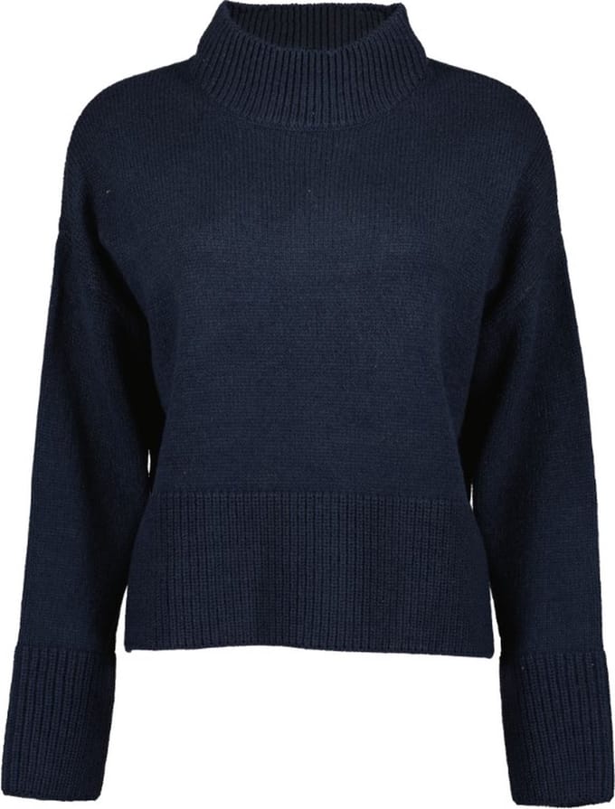 Blue Seven dames - Trui 247978 navy opstaande kraag -44