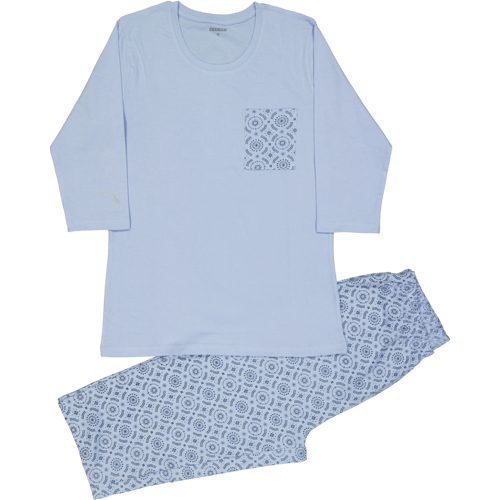 Zeeman Pyjama - Blauw Blauw M