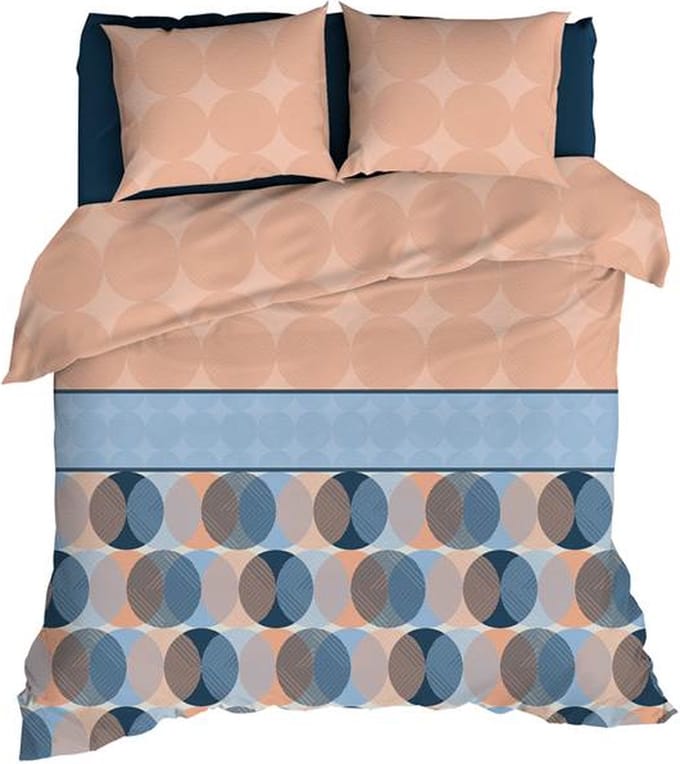 Romanette Briancon Dekbedovertrek - Extra breed - 260x200/220 cm - Cinnamon