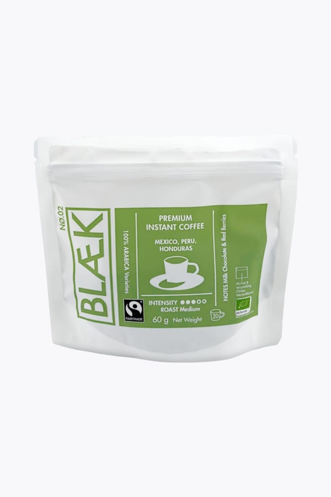 Blaek BLÆK Organic Instant Coffee No. 2 Medium Roast Bio 60g