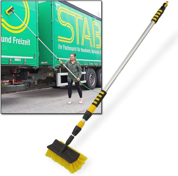 Telescopische Autowasborstel voor Auto, Caravan, Boot en Meer