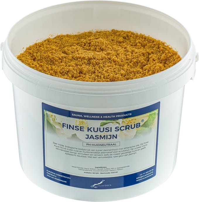 Kuusi Scrub Jasmijn 1 liter - Hydraterende Lichaamsscrub