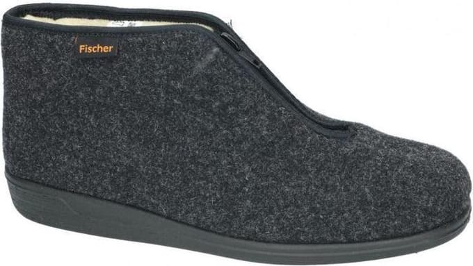 Fischer -Heren - zwart - pantoffels & slippers - maat 45