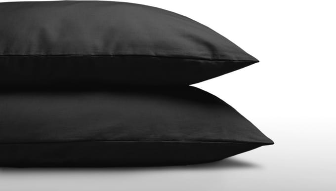 Dreamhouse - Kussenslopen (2 in 1 Set) - Katoen - 60x70 cm - Zwart