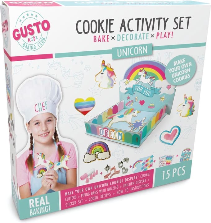 Unicorn cookie activity set - Gusto.