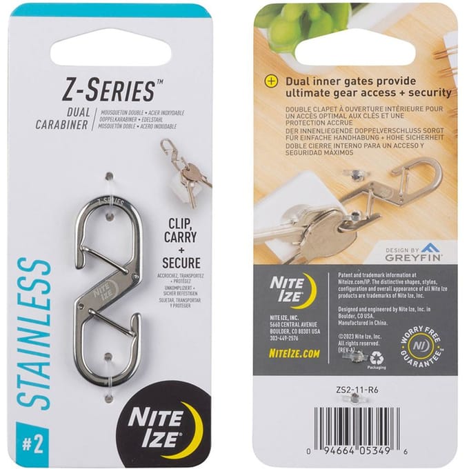 Nite Ize Z-Series Karabijnhaak Zilver #2