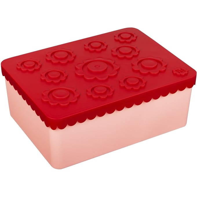 Brooddoos bloemen rood-roze - Blafre