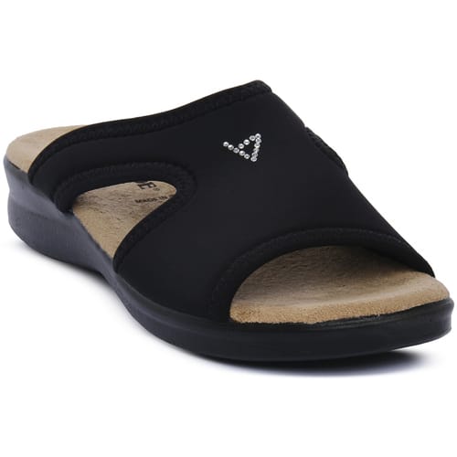 Slippers Valleverde NERO CIABATTA