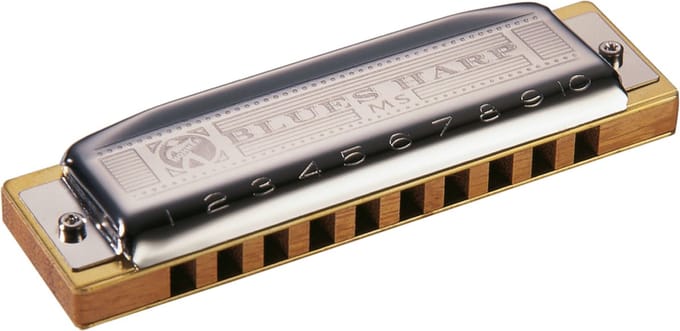 Hohner blauws Harp H MS - Diatonische mondharmonica