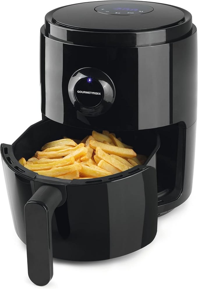 Digitale Heteluchtfriteuse met Oven en Grill - 6 Programma's, 60 Minuten Timer, Eenvoudige Bediening, 1400 Watt