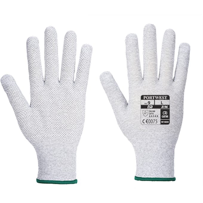Antistatische Micro Dot handschoen, Portwest A196