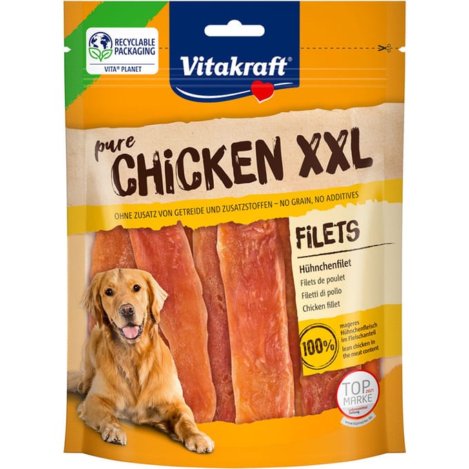 250g Chicken Kipfilets XXL Vitakraft Hondensnacks