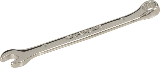 Silverline Steekringsleutel - gehard staal - 7 mm - chroom - hoogglans afwerking