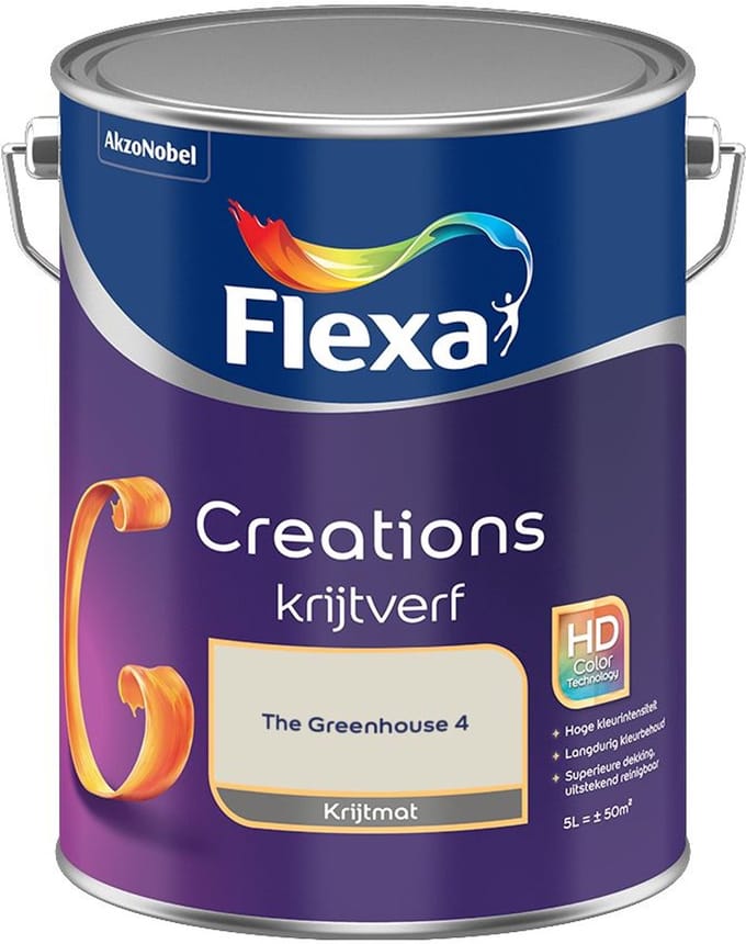 Flexa - Creations Muurverf Krijt - The Greenhouse 4 - Mengverf - 5 L