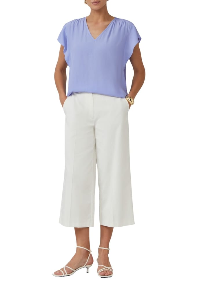 s.Oliver Blouses Light Blue Taglia: 40 | Magliette intime Outlet | Donna | Blu