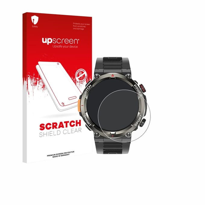 upscreen - Screenprotector voor Iowodo W50 Pro 1.45" - Folie Beschermfolie transparant