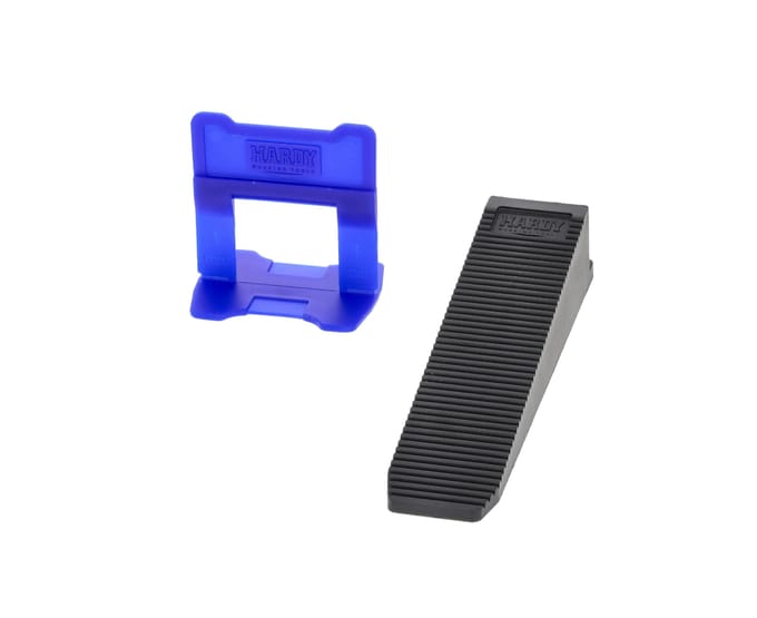 Hardy Tegel Levelling Systeem: 100 Clips & 50 Wiggen (1mm Voeg)