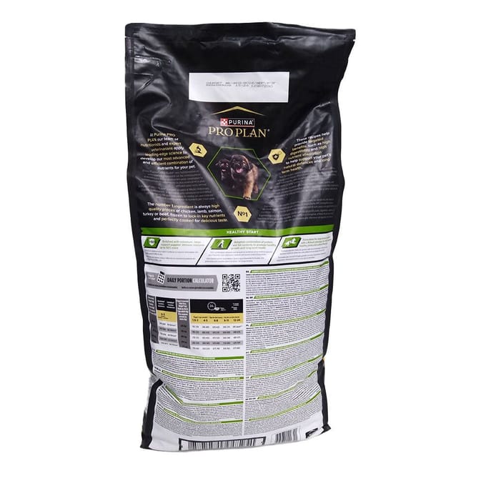 12 kg of 14 kg Pro Plan droogvoer voor honden + 345 g/426 g Pro Plan Dental Care hondensnack gratis! - Large Robust Puppy Healthy Start 12 kg
