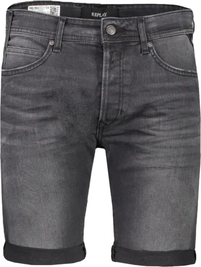 Replay Jeans Short RJB 901 Tapered Fit Black