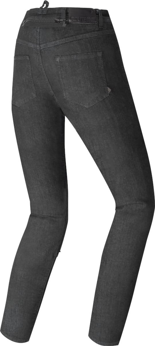 Merlin Trinity Stretch Dames Zwart Motorjeans