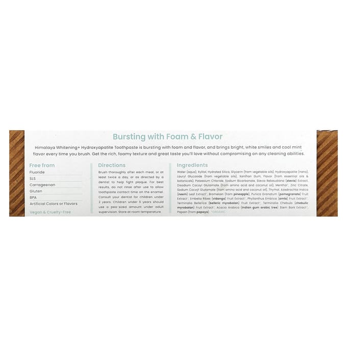 HIMALAYA - Tandpasta - whitening - met hydroxyapatiet - 113 g