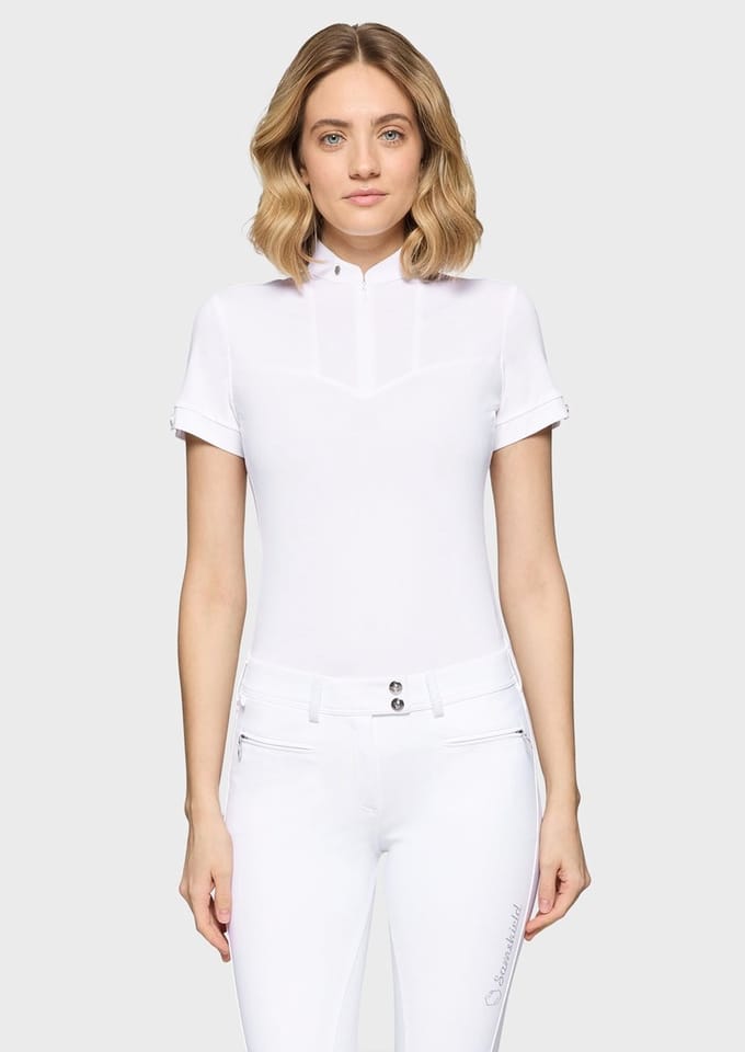 Samshield Anne-Gaelle Wedstrijdshirt Dames M Wit