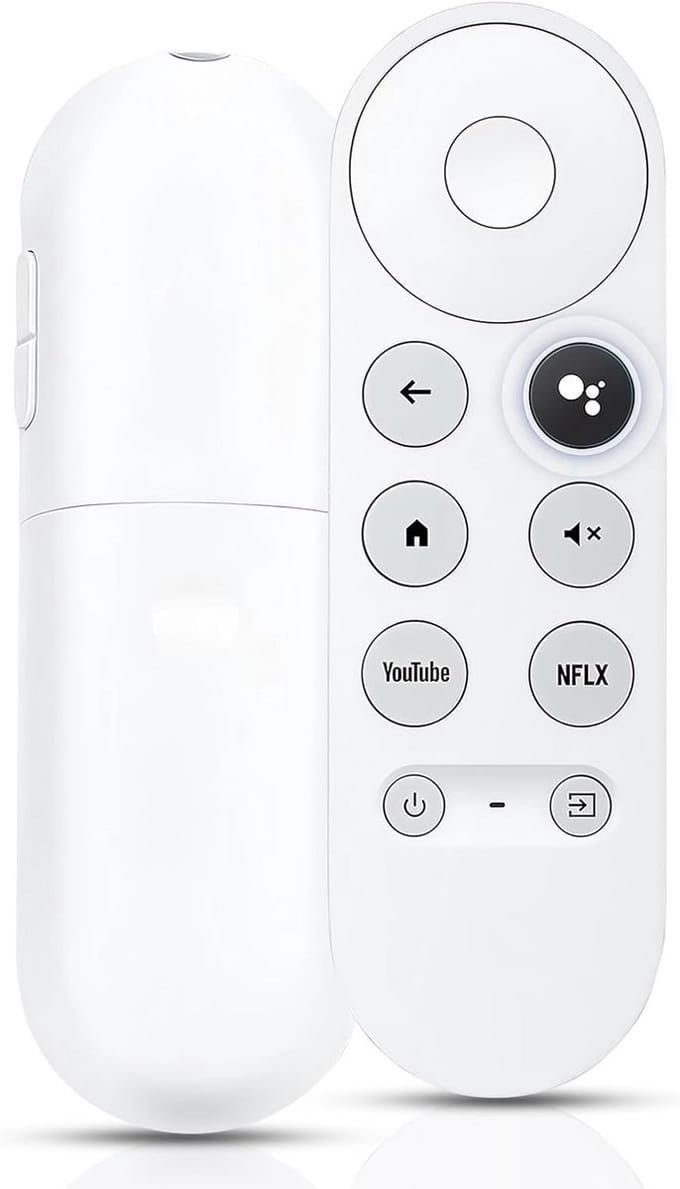Universele afstandsbediening voor Google TV Streamer met Bluetooth en Spraakfunctie