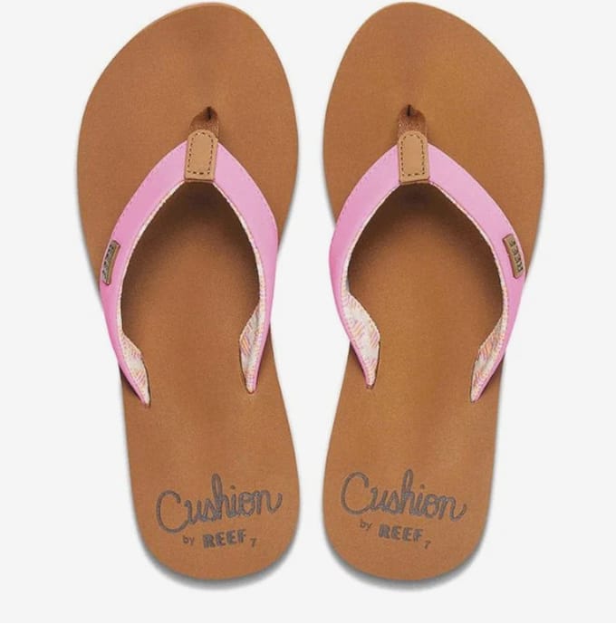 Reef Cushion Sands Teenslippers - Zomer slippers - Dames - Wit - Maat 38,5