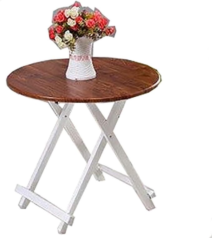 Klaptafel Vierkant - Eettafel Bureau - Thuiswerken Eten - Opvouwbaar Ruimtebesparend - 80 x 80 x 75 cm - Niet gespecificeerd