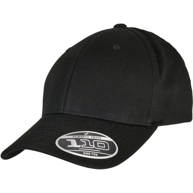 Urban Classics - 110 Organic Flexfit pet - Zwart