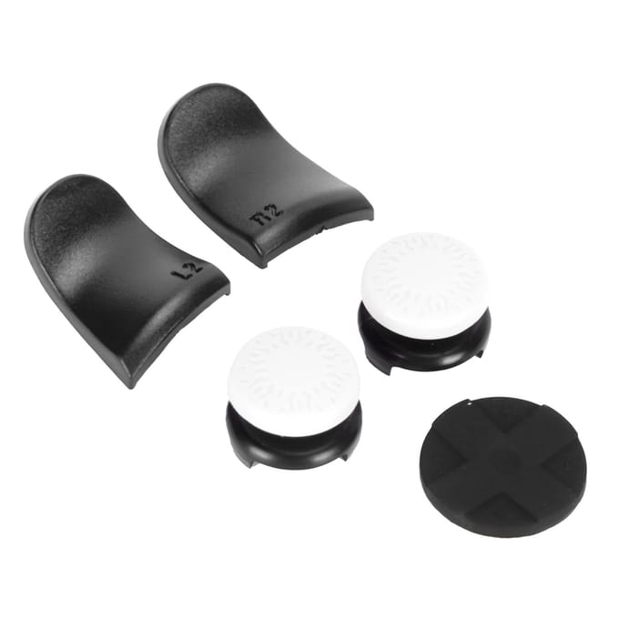 5-in-1 Duimstok Grip Toetskap Joystick Cover L2 R2 Trigger Extender voor PS5 Controller Wit wit