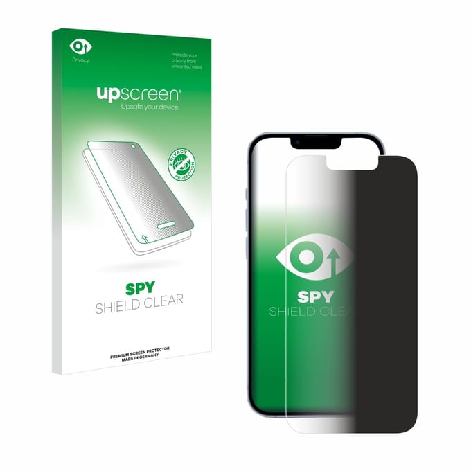 upscreen - privacy screenprotector voor Apple iPhone 14 - Folie Beschermfolie Blauwlichtfilter