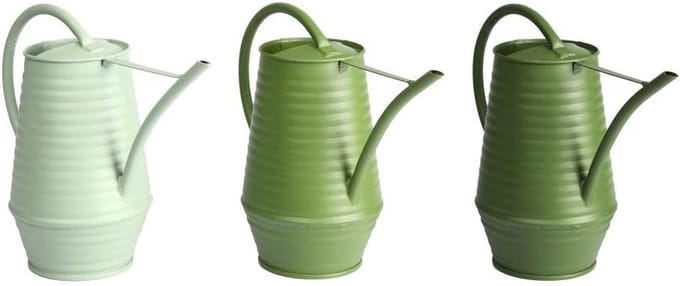 Elegante zink watergieter in groen - 0,96 liter
