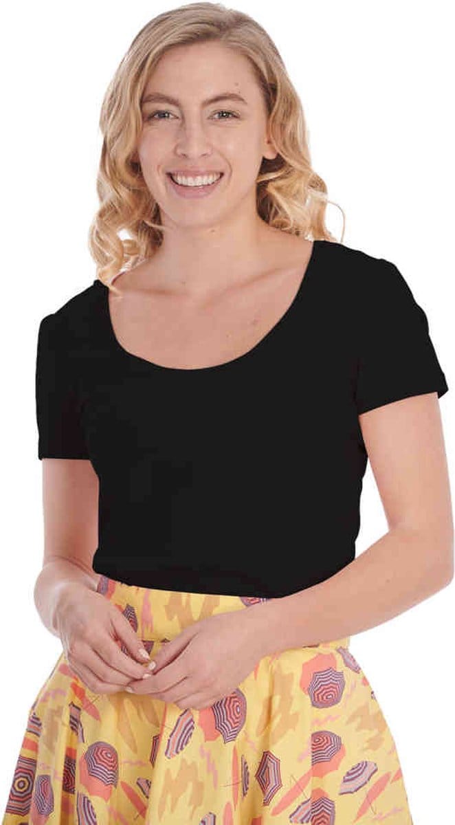 Banned - Scoop Swim Top - 2XL - Zwart